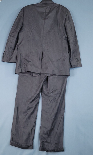 Jos A Bank Men's 2 Piece Suit Sport Coat Blazer Jacket Pants Gray Size 35 R - Picture 4 of 13