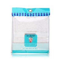 Spa Sister Terry Bath Sponge Pocket White Brand on sale Spa Sister Terry Bath Sponge Pocket White Brand on sale