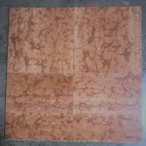12x12 Tile Roso Asiago Marble Remodel Stone Polished Wall BOX OF 6 TILES T-77 - Picture 4 of 5