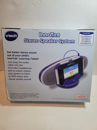Brand New! VTech InnoTab 2/2S/3/3S Stereo Speaker System (Brand New) - Picture 2 of 4