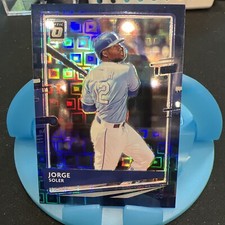 2020 Panini Donruss Optic FOTL Pandora Blue Prizm /99 Jorge Soler #185