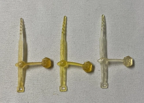 x3 AUTHENTIC Vintage Star Wars Kenner Asteroid Gas Mask Survival Kit Accessory