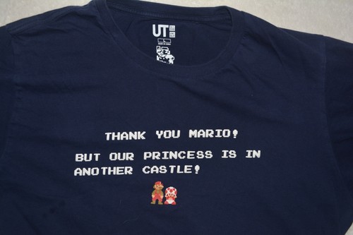 L Blue Thank You Mario But Our Princess Is In Another Castle Shirt China