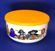 Vintage McDonalds Plastic Cereal Bowl with Lid Whirley Industries 1985