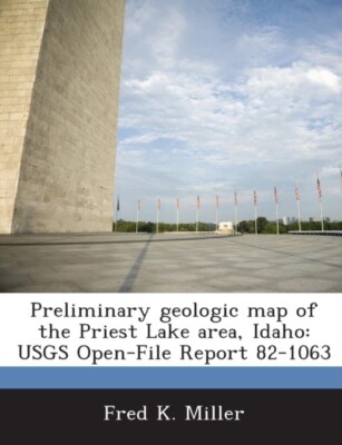 Miller - Vorläufige geologische Karte des Priesterseegebiets Idaho USGS - J555z