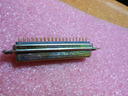 ITT CANNON 37 POSITION CONNECTOR WITH CONTACTS # DCMMF-37SE - Picture 2 of 4