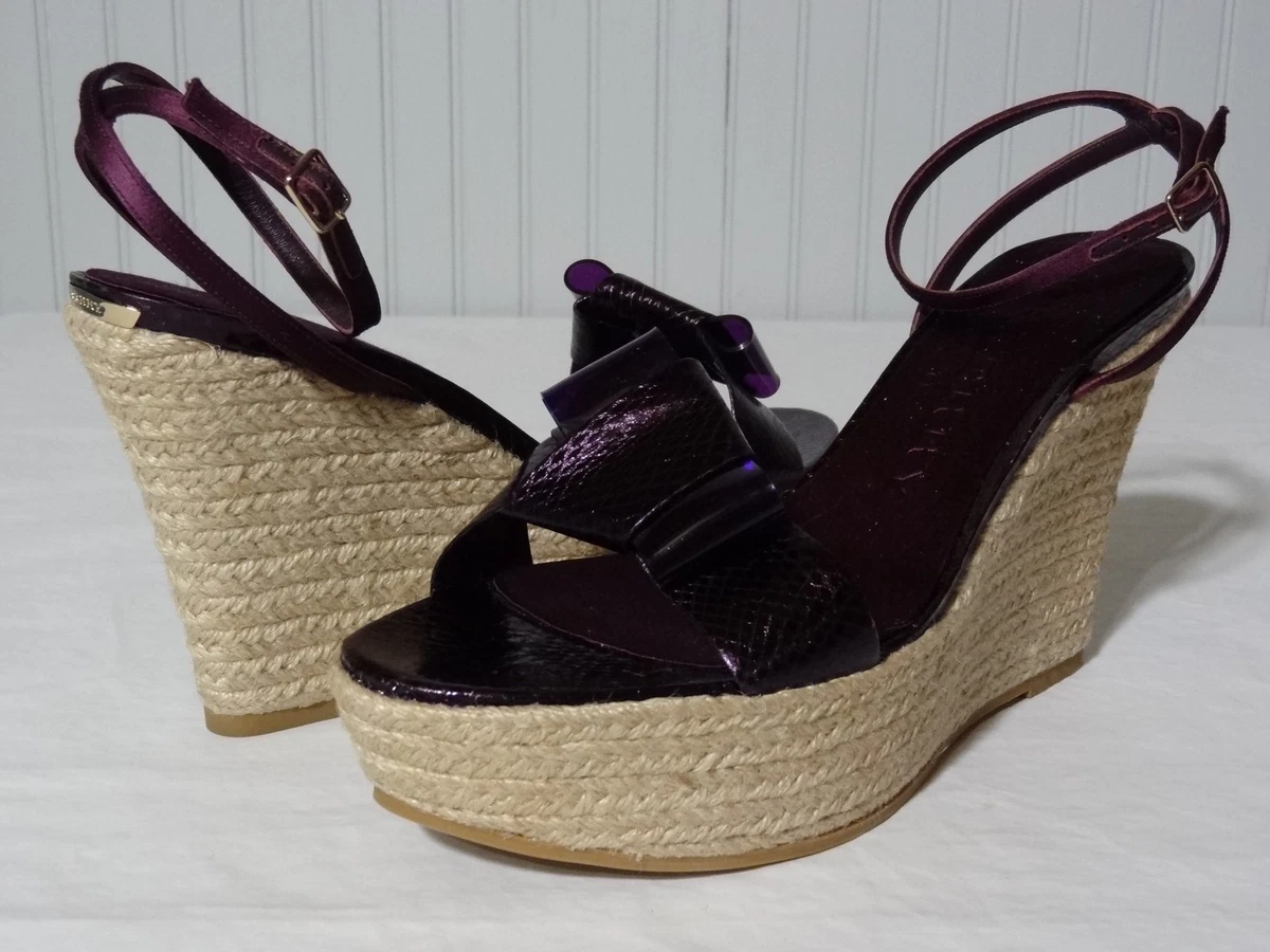 Burberry shoes womens purple sale