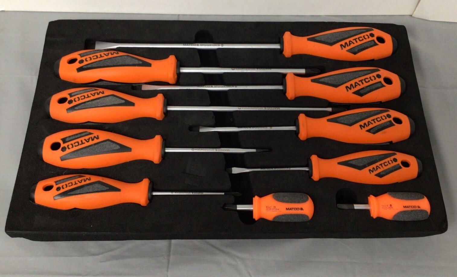 Matco 10 Piece Top Torque II Screwdriver Set SSPC010C Orange eBay
