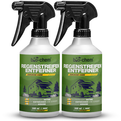 bio-chem Regenstreifen-Entferner 2x500ml Aktivgel fuer Wohnmobil, Caravan & Boot