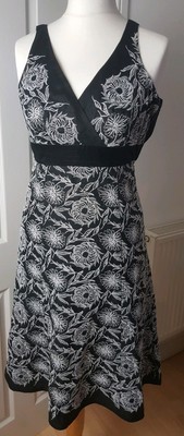 monsoon black and white dress