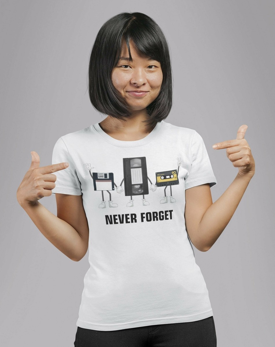 Vintage Never Forget I Cassette Audio Vidéo VHS' T-shirt Manches Longues Premium Homme - Foto 8