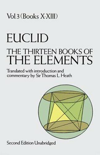 The Thirteen Books of the Elements, Vol. 3 by Euclid Euclid: New - Foto 1 di 1