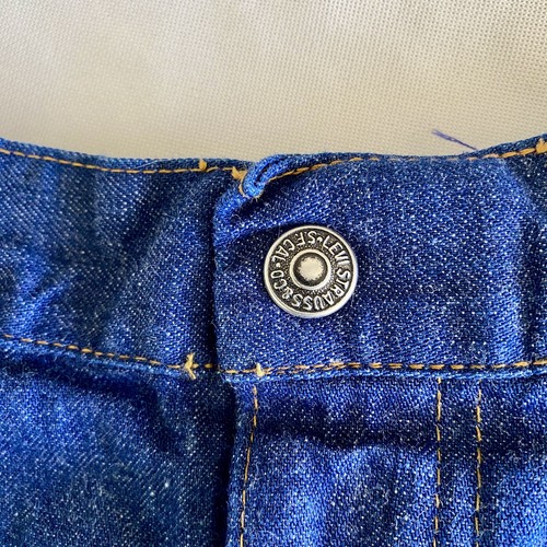 RARE Vintage 1960s "Levi’s For Gals" Jean Denim Mini Skirt BIG E White Tag 28" - Picture 5 of 8