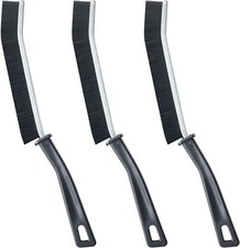 3-Pack Hard Bristle Crevice Cleaning Brushes Small Cleaning Brush, Grout Cleaner