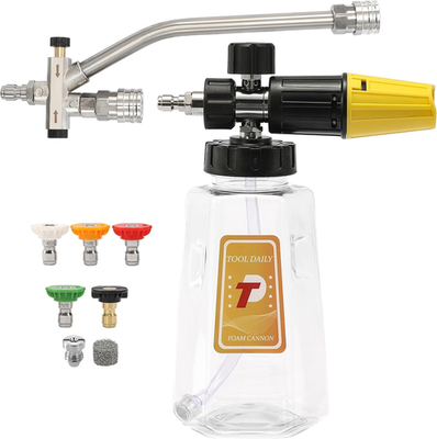 #ad Pressure Washer Foam Cannon with Dual Connector Accessory Power Washer Double T $43.64