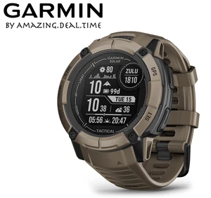NEW Instinct de Garmin 2X Tactique de recharge solaire Edition GPS Smartwatch COYOTE TAN