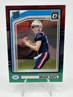 2024 Panini Donruss - Rated Rookie Drake Maye #379 Optic Preview Red & Green...