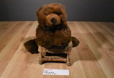 Russ Great Grizzly Brown Bear 1990's Beanbag Plush 310-4219 
