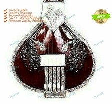 Professionelle indische 5-saitige flache Tanpura Musikinstrumente Stimmholz T...