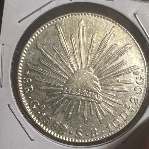 Mexico 8 Reals *8R.G.1882. S.B. 10 D. 2OG
