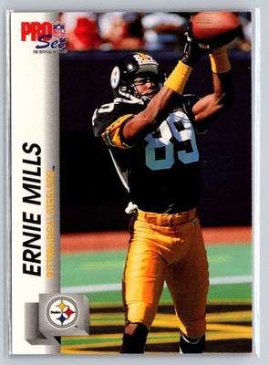 1992 Pro Set #632 Ernie Mills Pittsburgh Steelers