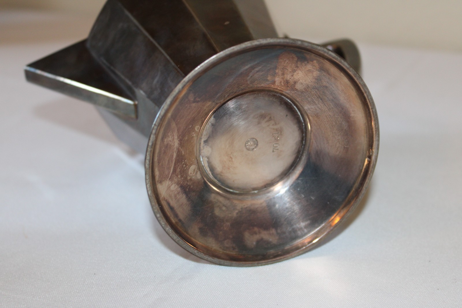 Antique Art Deco Silverplate Coffee Pot Art Krupp Berndorf Vintage 70cl