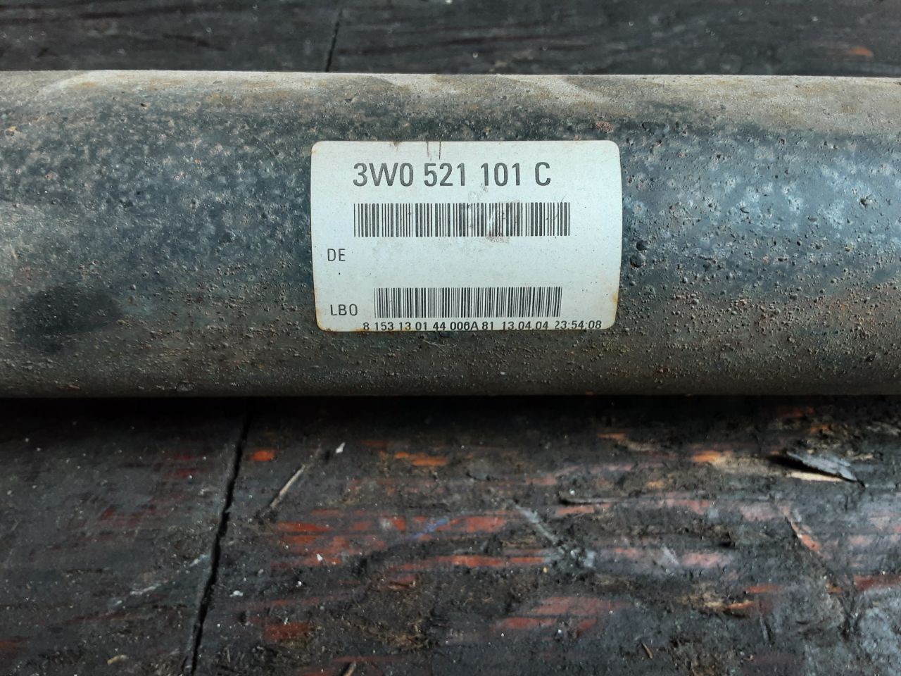 BENTLEY CONTINENTAL GT   2004 Rear Drive Shaft 596900