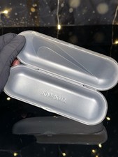 Nike Eyeglass Case Clear Hard Plastic "Just Do It"