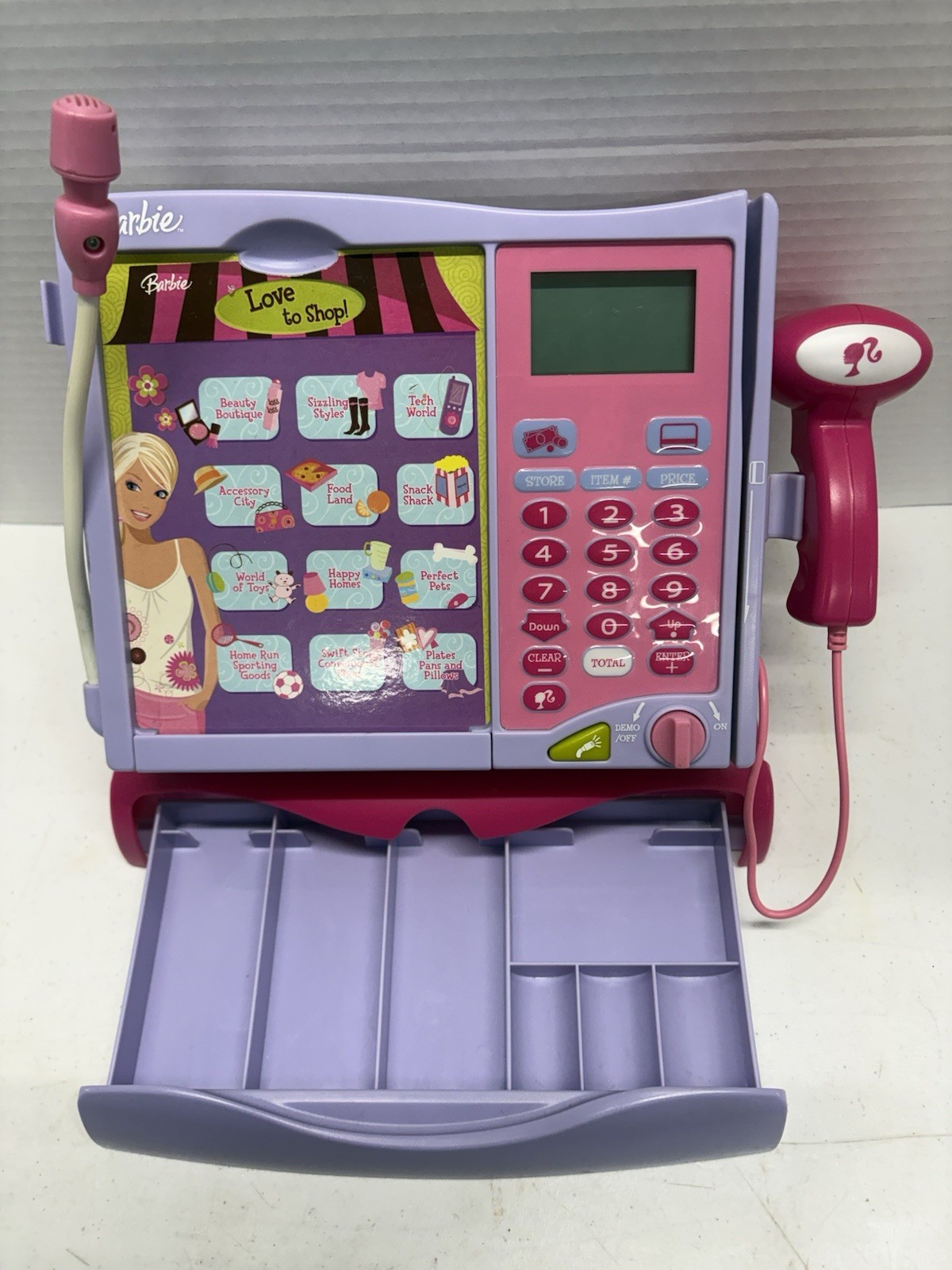 как выглядит Barbie Love To Shop Cash Register-Works - Credit Cards, Cash, No Coins фото