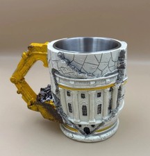 Taza de demolición Someone Lied, taza de café en forma de excavadora 3D forro de acero inoxidable