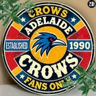 Adelaide Crows Vintage Tin Metal Signs Home Décor 8x8 Rustic Home Cafe,Christmas