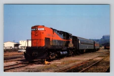 Postcard Train Long Island Railroad LRR Also Century 420 No 211 Track View 1969
