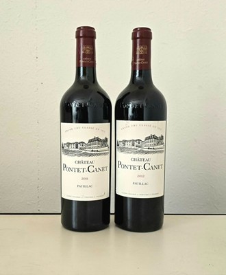2 x Chateau Pontet Canet 2011 & 2012 - Pauillac - Bordeaux