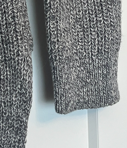 Liz Claiborne Damen grau meliert Baumwolle Strick Pullover Rundhals Langarm Medium - Bild 3 von 10