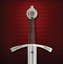 Faithkeeper The Accolade Sword of the Knights Templar - Handmade Medieval Sword