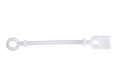 Comair 3011650 Ersatzbänder Silikon, 50er Beutel rund/lang mit Distanzring, 7...