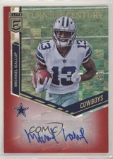 2018 Donruss Elite Turn of the Century Red /99 Michael Gallup #TC-MGL Auto xr1
