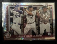 2025 Topps Series 1 - League Leaders Ohtani, Machado,  Adames #86 Holofoil