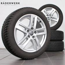 17 inch original Audi A4 S4 8W B9 8W0601025P Aluminium wheels Winter tyres D-2-8