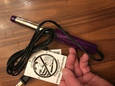 CONAIR CURLING IRON CHROME WITH PURPLE HANDLE