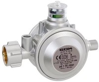 Gok Gasregler EN61-DS (Klf X G1/4LH-KN Ueds), 1,5Kg/H, 50Mbar, Gerade