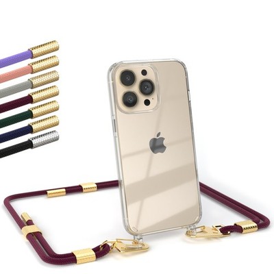 EAZY CASE für Apple iPhone 13 Pro Handyhülle zum Umhängen Tasche mit Band Kette