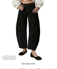 Free People barrel jeans 29