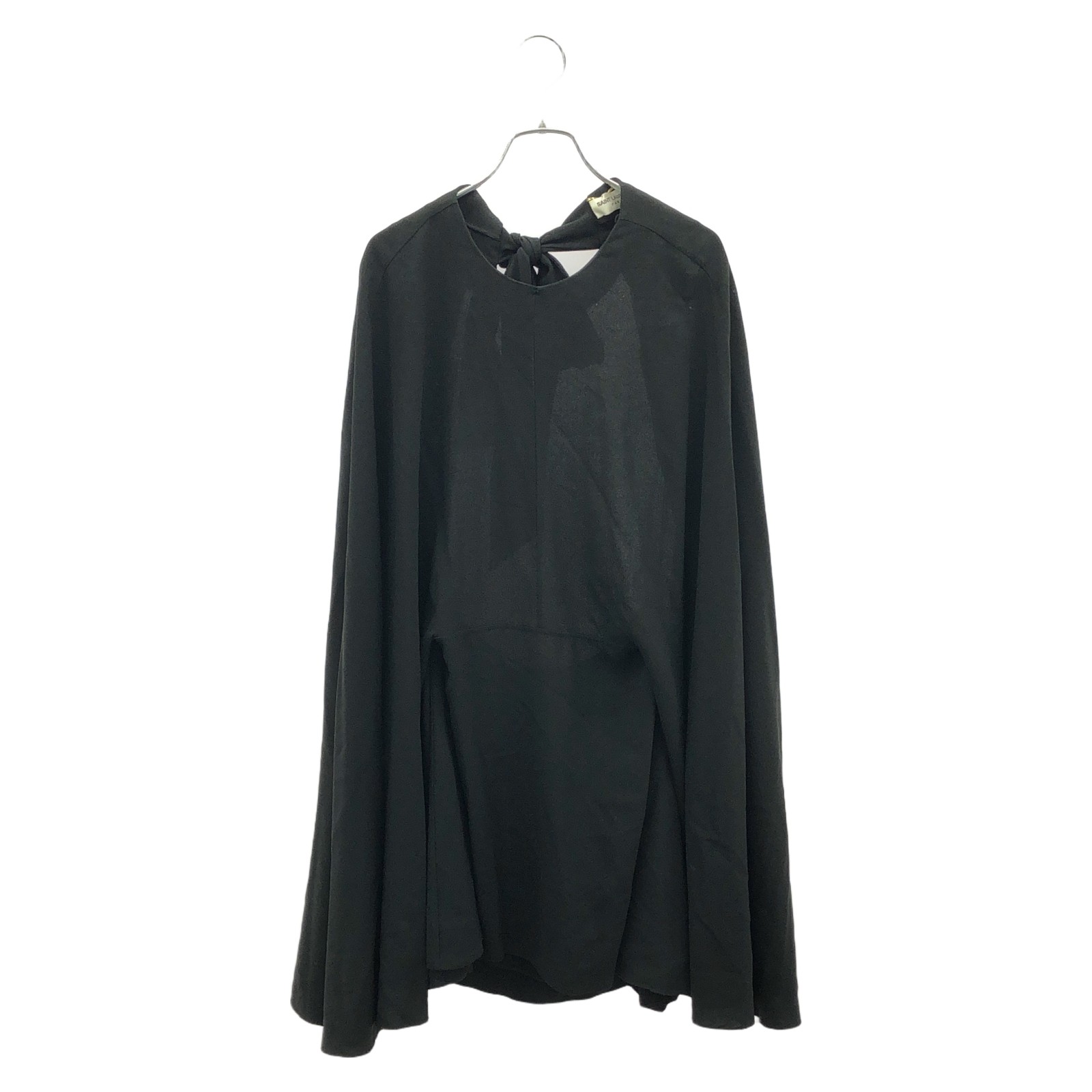 Abito SAINT LAURENT PARIS schiena aperta 708360 rayon nero #40 usato