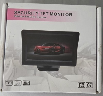 Security TFT Monitor Vehicle Security System 4.3' Screen