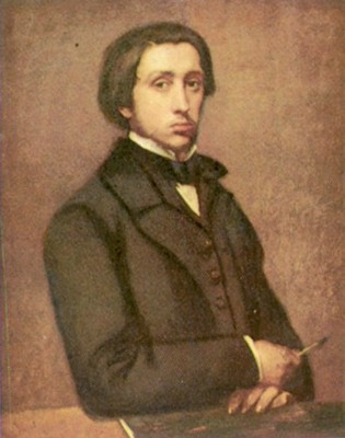 Edgar Degas Self Portrait 1854 17''x 22'' Archival Art Print
