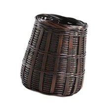 Handwoven Storage Basket Bamboo Woven Basket Multipurpose Portable Sundry