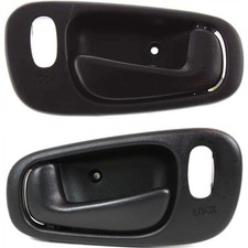 Exterior Door Handle Black Front Driver Passenger Pair For 98-02 Toyota Corolla Exterior Door Handle Black Front Driver Passenger Pair For 98-02 Toyota Corolla