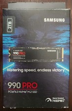 BRAND NEW SAMSUNG 990 PRO 2TB SSD M.2 PCIe 4.0 NVMe MZ-V9P2T0/AM