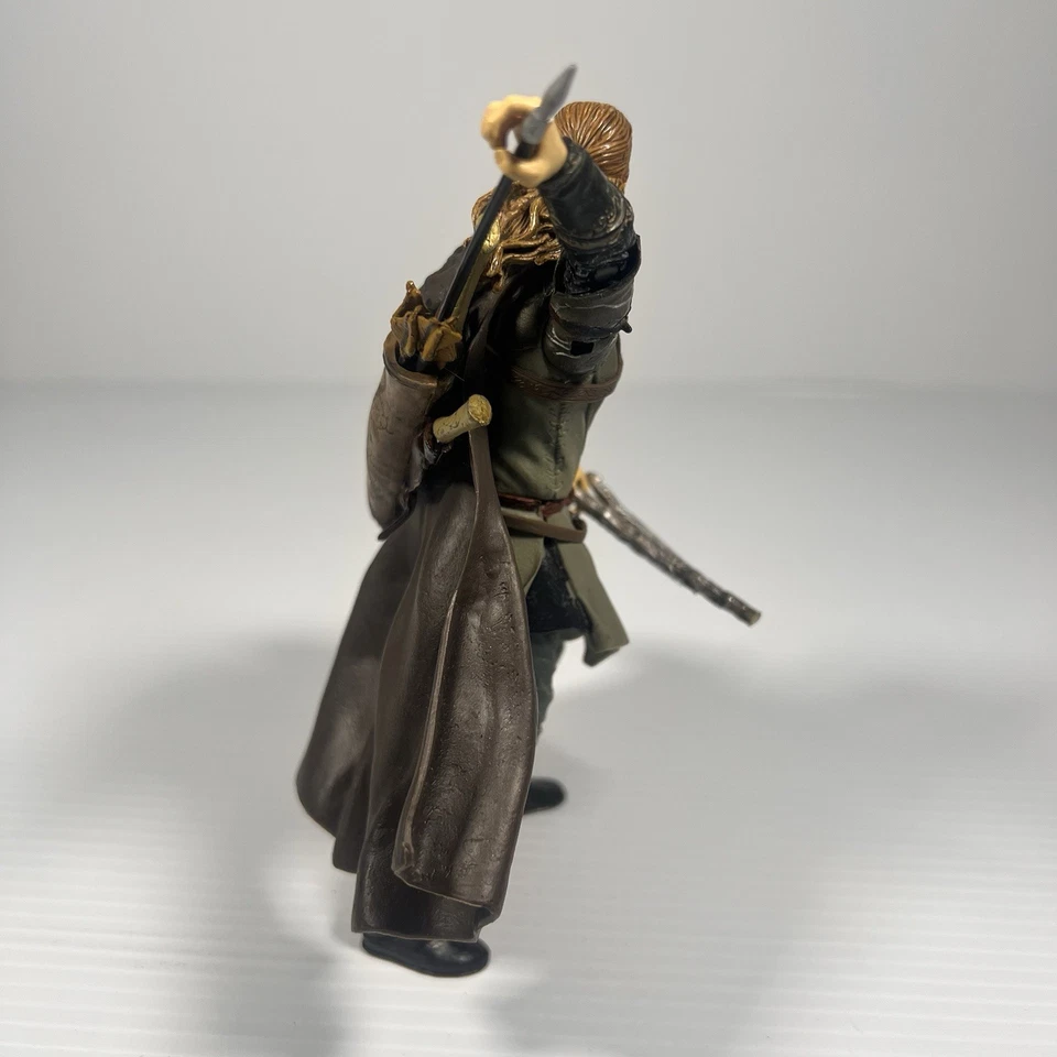2002 Lord of the Rings Legolas Figure The Two Towers Helms Deep Toy Biz Original - image 4 of 4